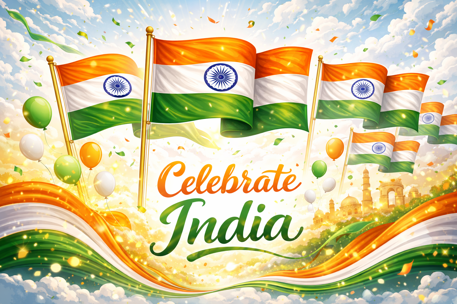 Tiranga in Cultural Settings